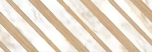 Керамическая плитка 587882001 Calacatta Oro Chevron Декор 24,2x70