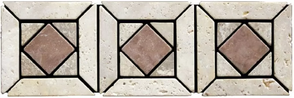 Бордюр настенный Natural Mosaic Бордюры DS-200-3 050-MCTC