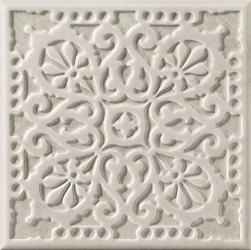 Декор настенный Tubadzin Majolika 20x20 D-graphite B STR