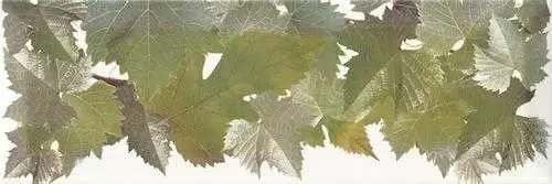 Декор настенный Monopole Tempranillo Cen.Hojas Blanco