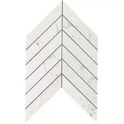 Мозаика Atlas Concorde Italy Marvel Stone Carrara Pure Chevron Wall