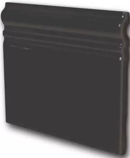 Плинтус Equipe In Metro Skirting Negro Brillo