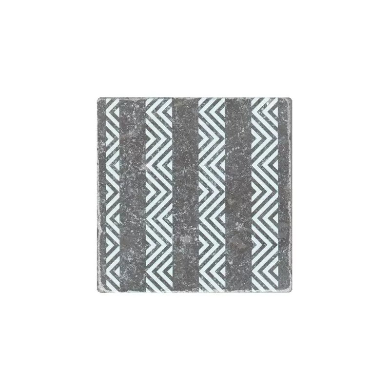 Мрамор BLACK MARBLE Motif №8 Черный Декор 10x10