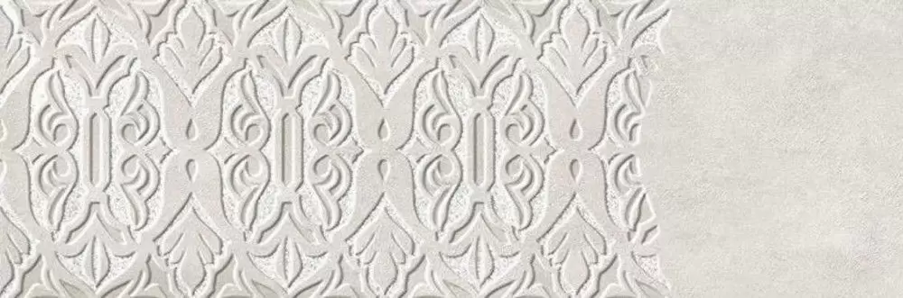 Плитка настенная Ibero Cromat-One 120x40 Decor Positive White Rec-Bis B118