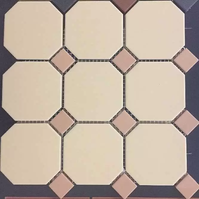 Керамогранит Top Cer Octagon 4403 Oct04-1ch Yellow Octagon 03Caramel Dots 04