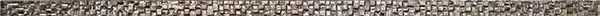 Керамическая плитка Couture CU00B2 BACCHETTA DAMIER PLATINO Бордюр 2x75