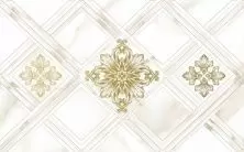 Декор настенный Global Tile Calacatta Gold Белый 25x40