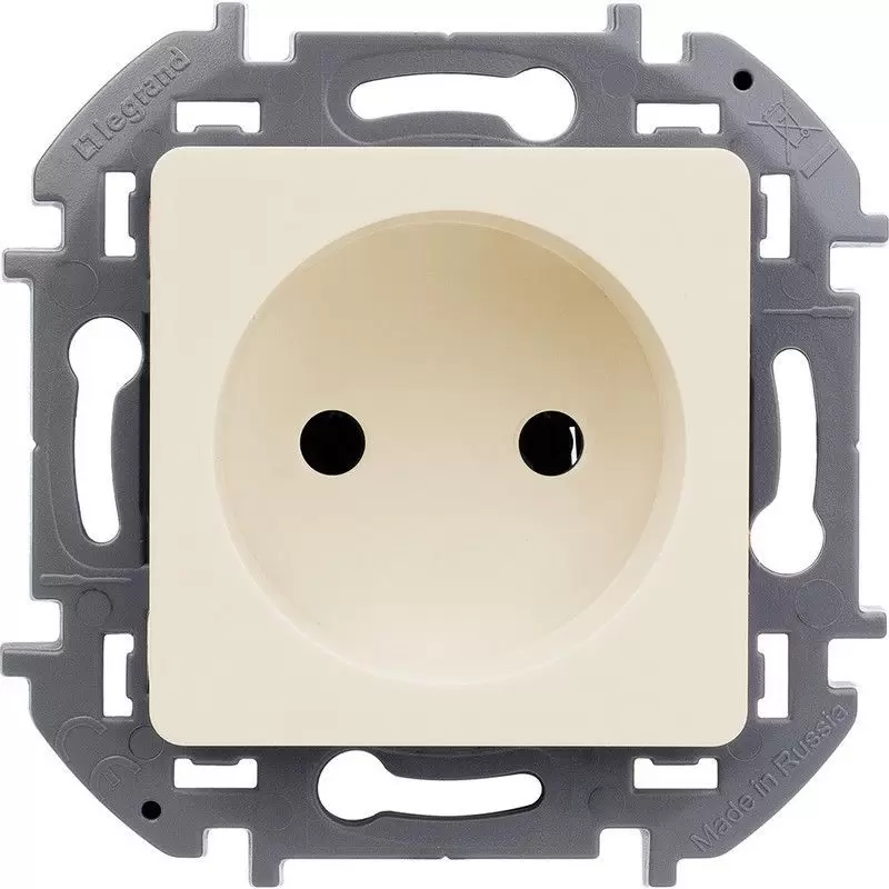 Розетка Legrand INSPIRIA Слоновая кость без заземления 16 А 250 В 673711