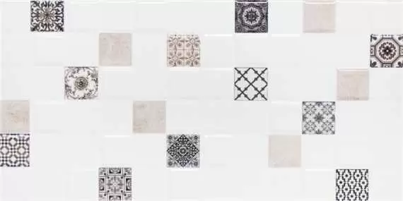 Плитка настенная LB-Ceramics Астрид Декор кофейный 1