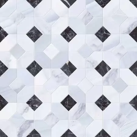 Керамогранит Gaya Fores Opal Perla Mosaico Abadia porcelanico 45