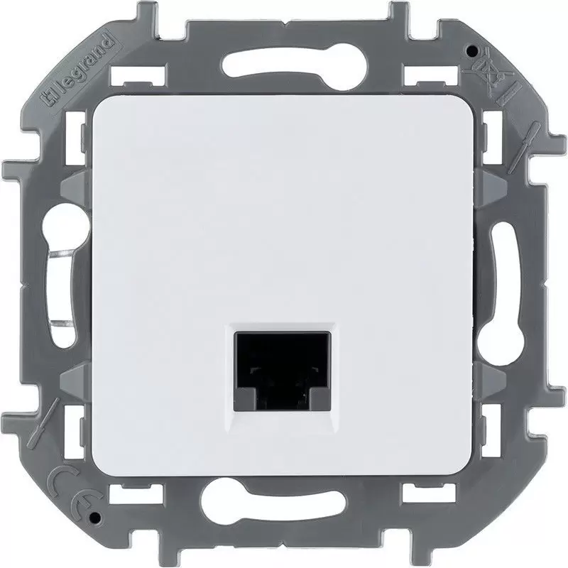 Компьютерная розетка Legrand INSPIRIA Белый RJ 45 категория 6 UTP 673830
