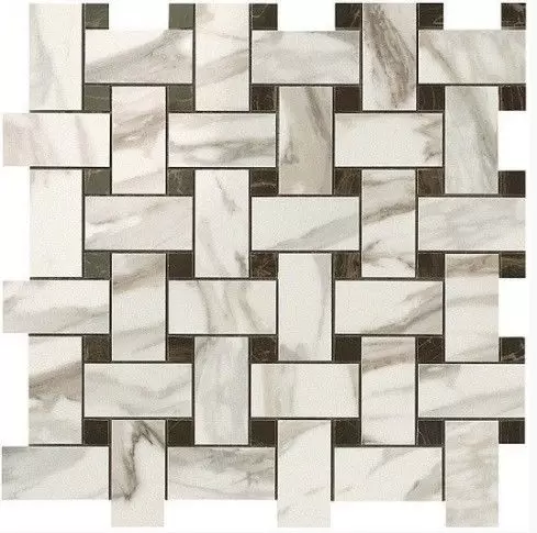 Мозаика Atlas Concorde Supernova marble Калакатта Голд Мозаика Твист