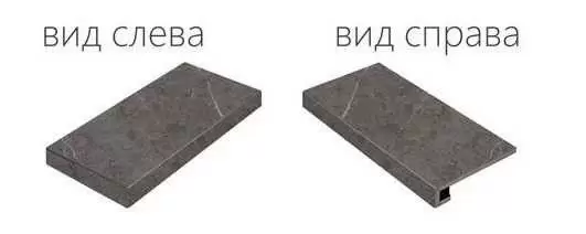 Ступень Italon Charme Evo Floor Project Антрачит 120 Угловая Правая Натуральная