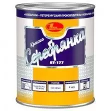 Краска по металлу Новбытхим серебристая 1 л