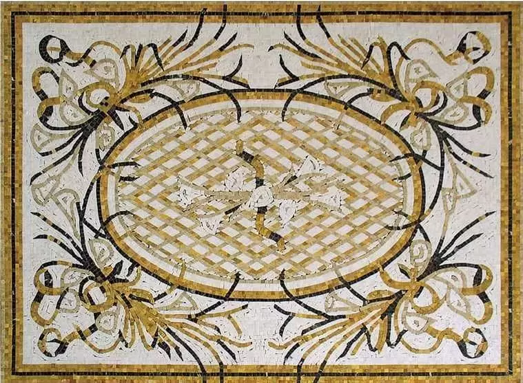 Декор напольный Natural Mosaic Мозаичные ковры PP-01 SB-P