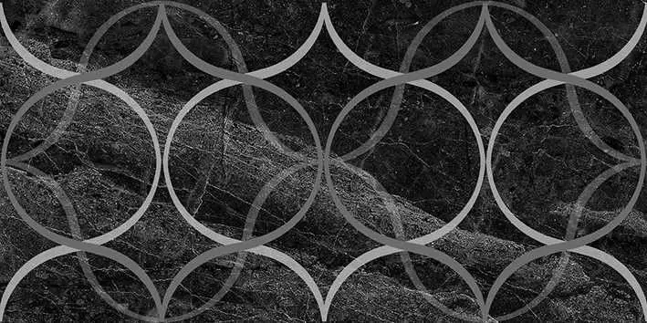 Декор настенный Laparet Crystal Resonanse черный