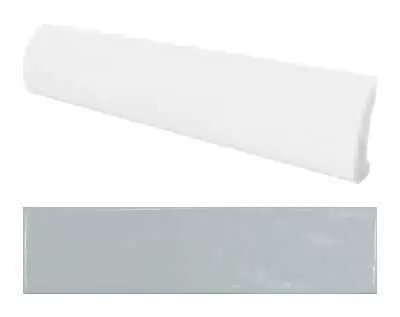 Бордюр настенный Equipe Cottage Pencil Bullnose Ash Blue 3X15