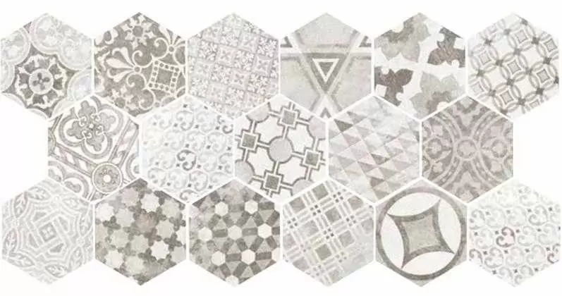 Керамогранит Equipe Hexatile Cement Garden Grey