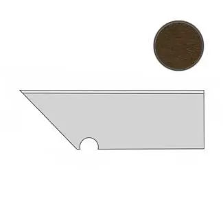 Плинтус Atlas Concorde Italy Heartwood Moka Battiscopa Sag.SX