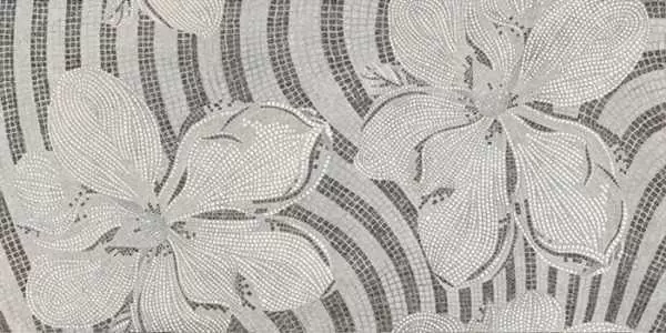 Декор керамогранит Brennero Gems Decor Flower Cold Lapp Rett 60x120