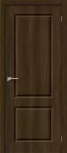 Межкомнатная дверь с ПВХ-пленкой "Скинни-12" ПГ Dark Barnwood