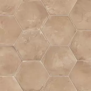Плитка из керамогранита Terra Ocra Essagonо для стен и пола, универсально 25x21,6