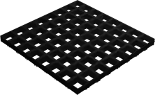 ГРИЛЬЯТО GL-24 100x100x34х24 - ЧЕРНЫЙ
