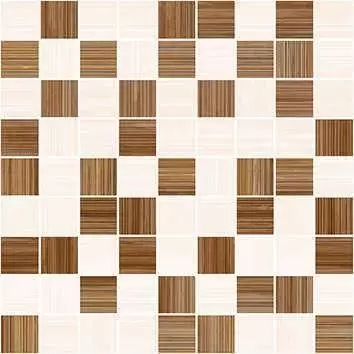 Мозаика Ceramica Classic Ampir Stripes т.бежевый+бежевый 30х30