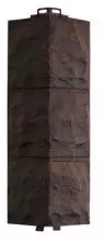 Наружный угол Фасайдинг Дачный Доломит коричневый