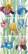 Панно настенное PiezaROSA Fiori Dec. Ирисы