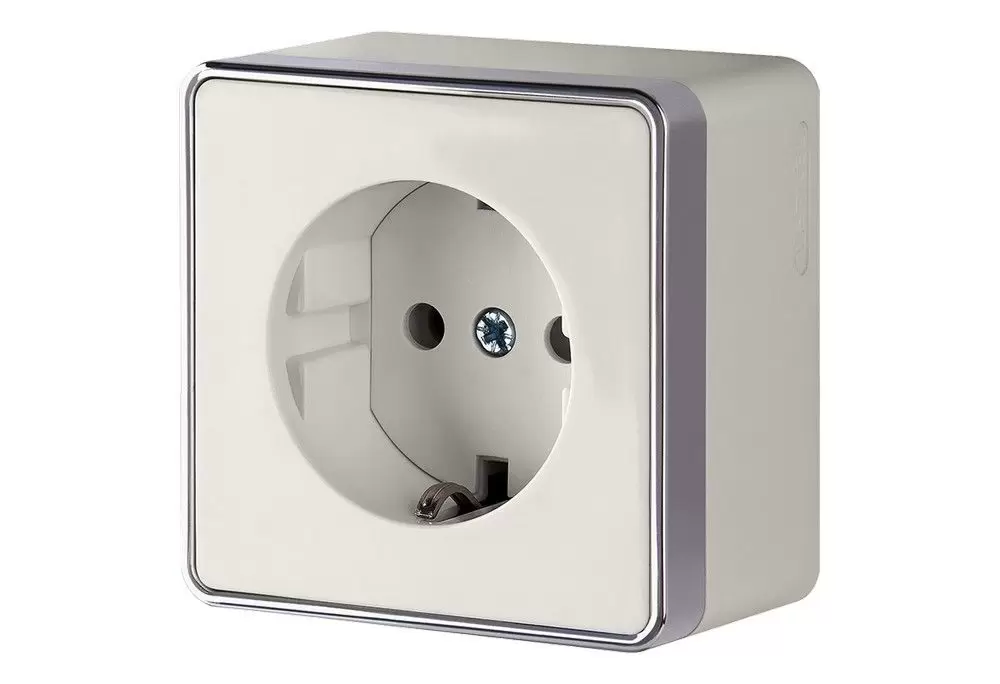 Розетка Werkel Gallant WL15-02-01 с заземлением(слоновая кость)