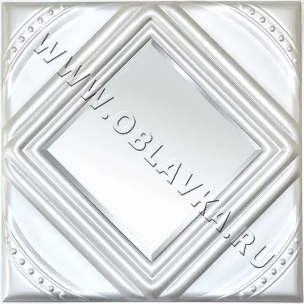 3D стеновая панель Тулуза; Цвет: Polo perlamutr silk, Размер, мм: 400х400