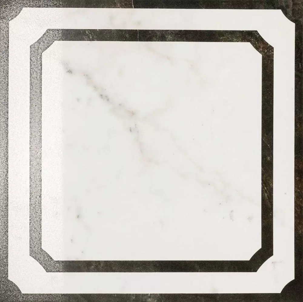 Керамогранит Italon Charme Floor Project Перл Вставка Фрэйм Люкс и Реттифицированный