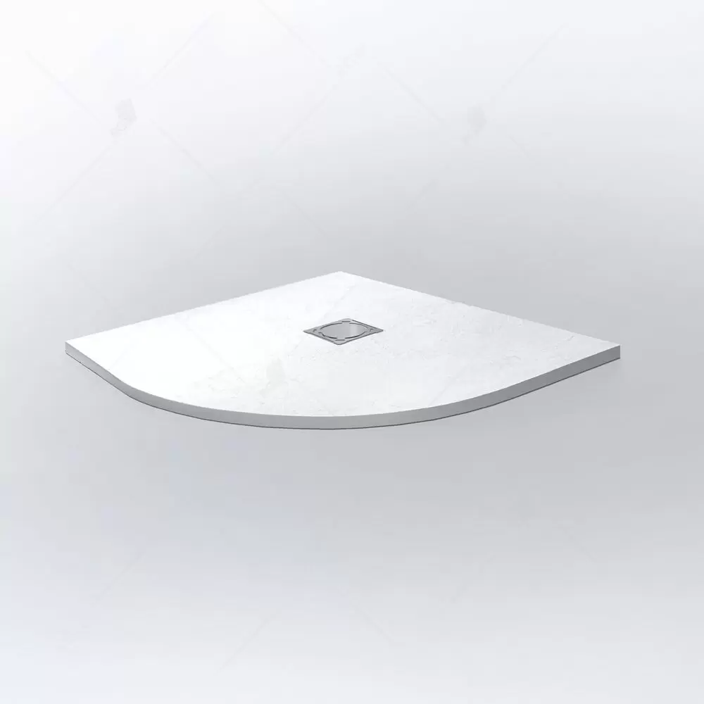 Душевой поддон полукруглый RGW ST/R-W серия Stone Tray