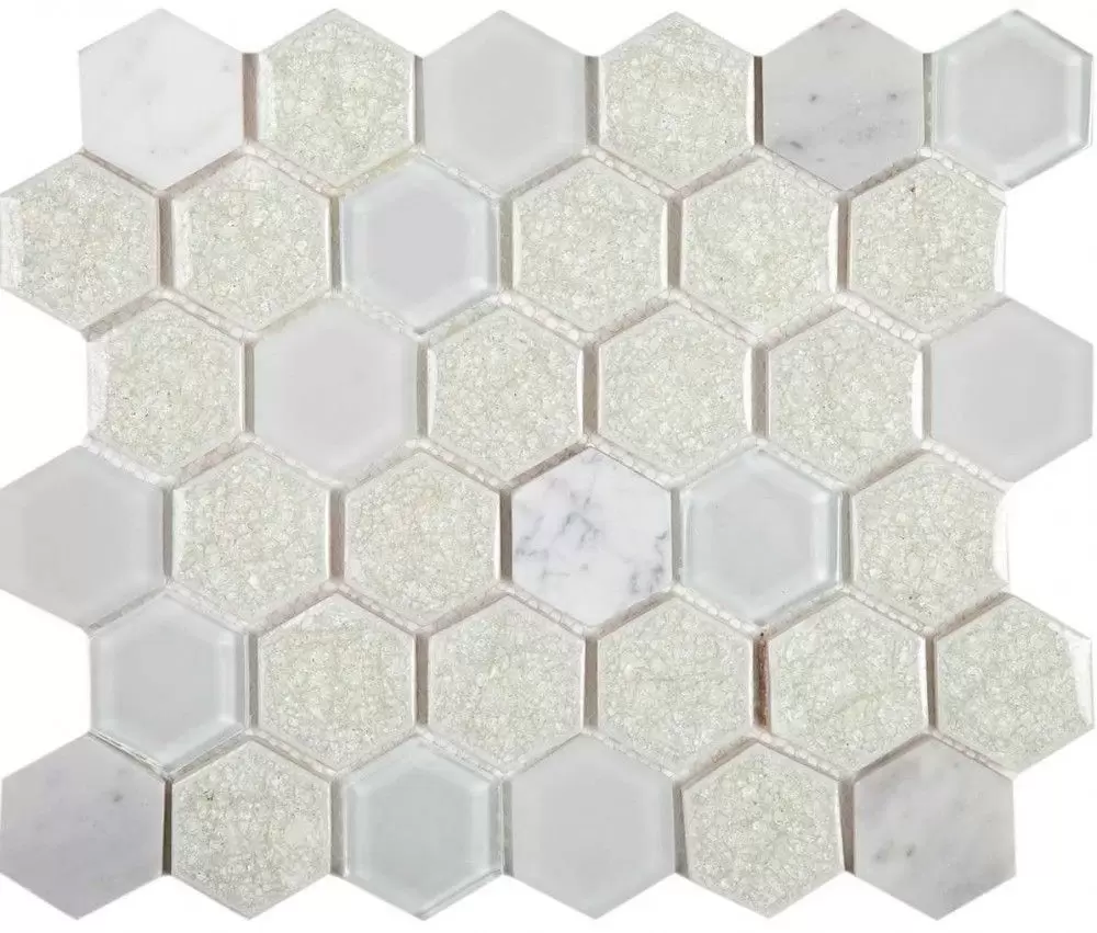 Мозаика Imagine Brillante Esagono Misto Cappuccino 5x4.4