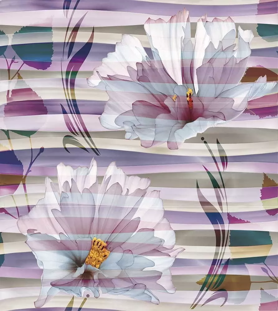 Панно настенное Dual Gres Daisy Kali Dec. Malva SET.3