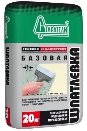 Шпаклёвка цементная Старатели базовая 20 кг
