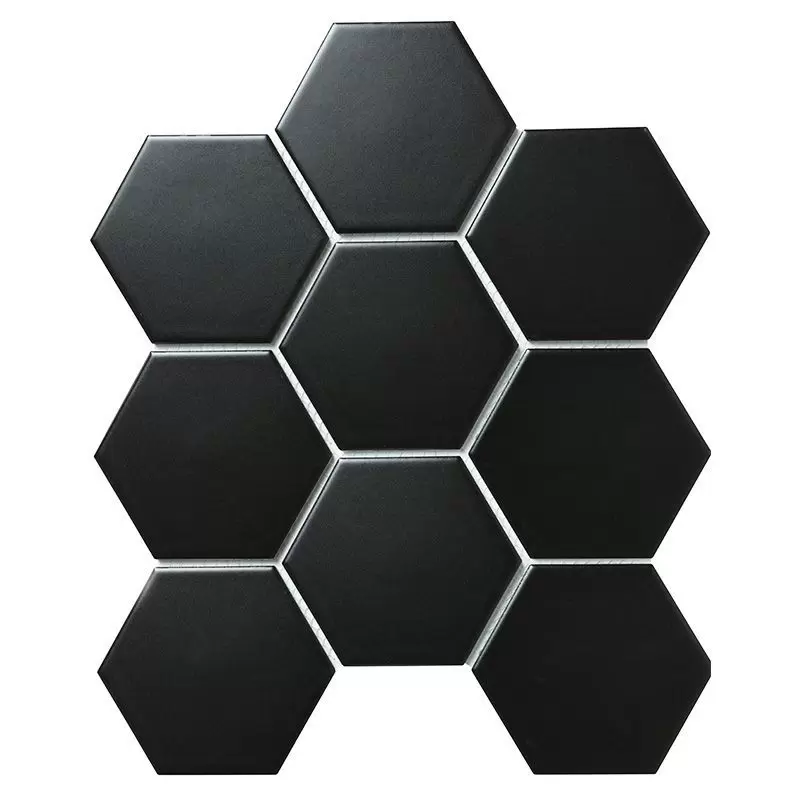 Мозаика Slip Hexagon Grey Mix противоскользящая 28,2x32,5