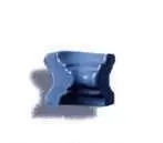 Декор настенный Brennero Blooming Profilo Bleu угол внутр.