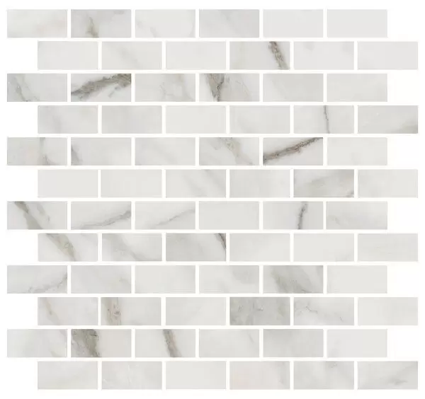Керамическая плитка MM13105 Буонарроти белый мозаичный Декор 30x32