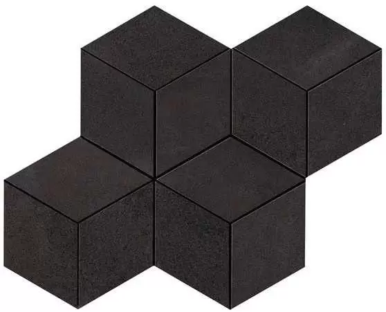 Мозаика Atlas Concorde Italy Blaze Iron Mosaico Esagono Matt 35х30