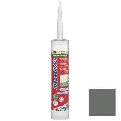 Герметик силиконовый Mapei Mapesil AC 113 Темно-серый 310 мл