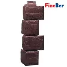 Наружный угол FineBer STANDART Камень природный коричневый