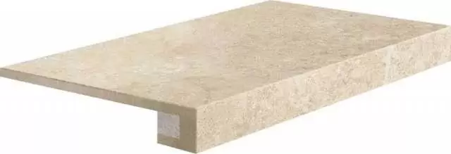 Ступень Cerdomus Castle Gradino Costa Retta Ecru Grip 33x60