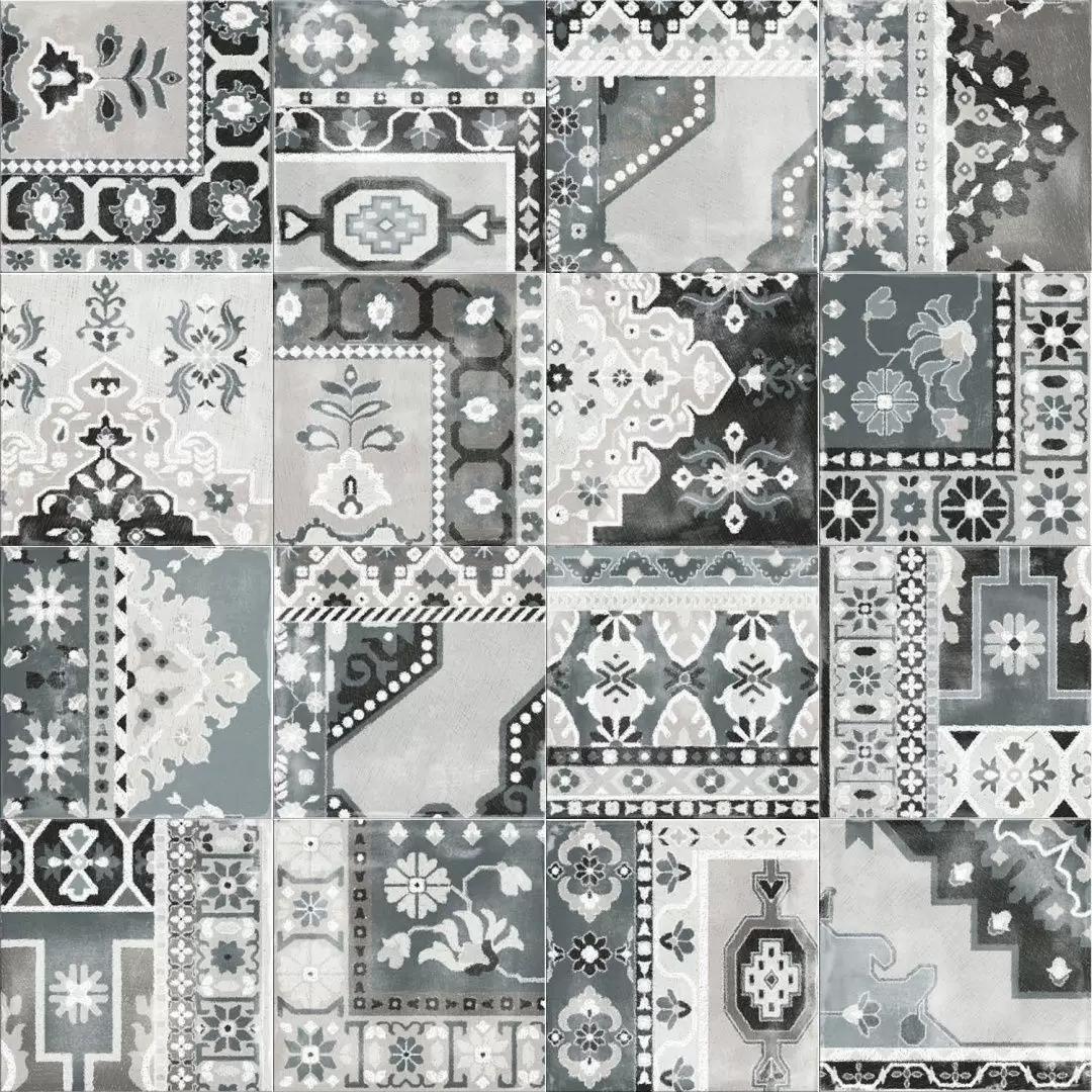 Плитка из керамогранита Play Carpet Mix Grey для стен и пола, универсально 20x20