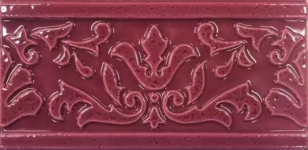 Бордюр настенный Ceramica VOGUE Trasparenze Bisello Bordeaux listello