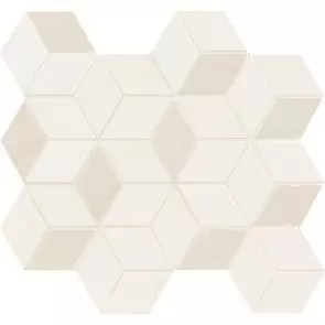 Керамическая плитка Newluxe White Tessere Rombi Декор 26x28