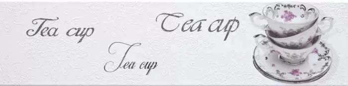 Декор настенный Monopole Veronica Decor Veronika Tea Cup Blanco
