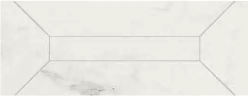Бордюр напольный Marazzi Espana Allmarble Altissimo Listone 3D Lux 14x29