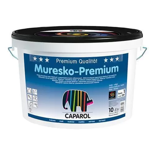 Краска фасадная Caparol Muresko-Premium база 1 10 л